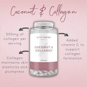 قرص کوکونات کلاژن (Myvitamins Coconut And Collagen)